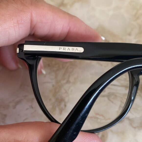 PRADA Black Acetate Glasses Frames - Picture 11 of 13
